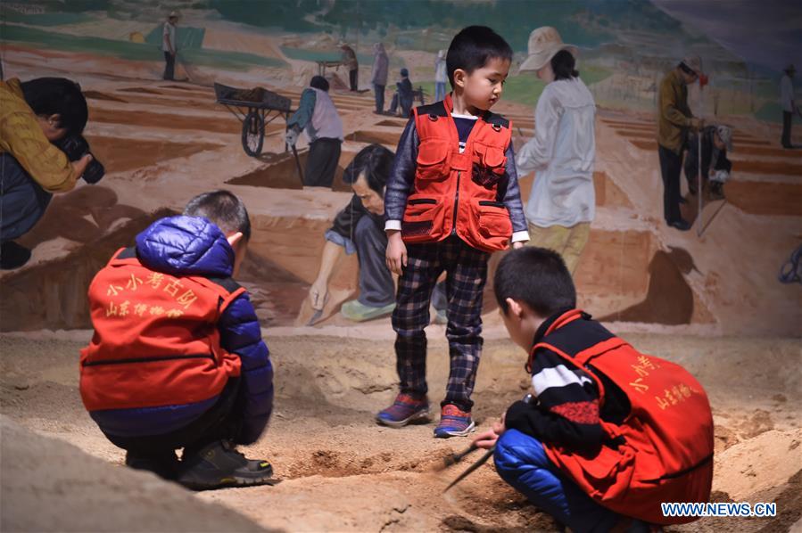 CHINA-JINAN-MUSEUM-ARCHAEOLOGICAL EXCAVATION-SIMULATION (CN)