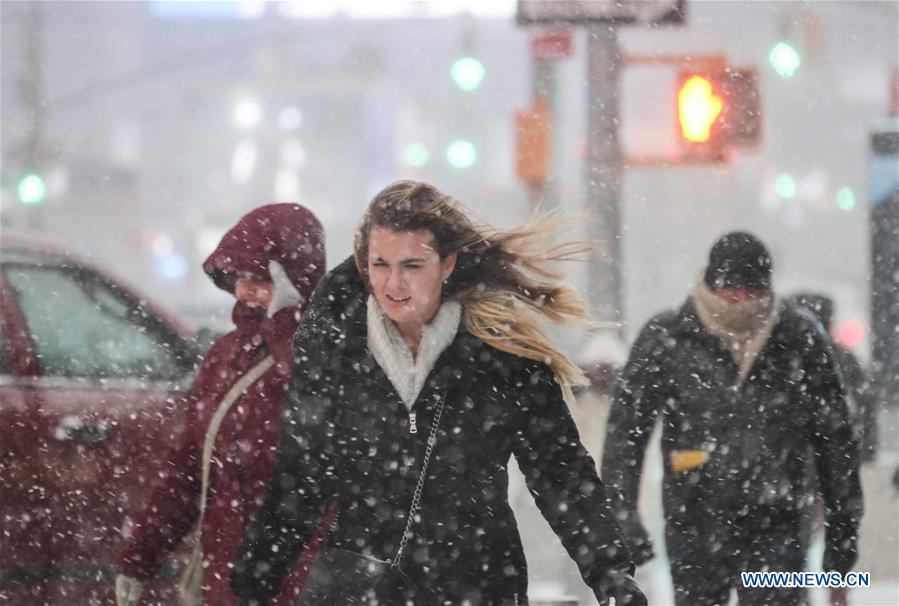 U.S.-NEW YORK-SNOW STORM