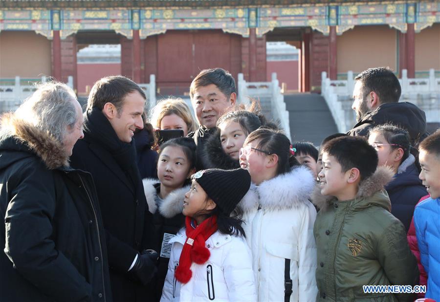 CHINA-BEIJING-FRANCE-MACRON-PALACE MUSEUM-VISIT(CN)