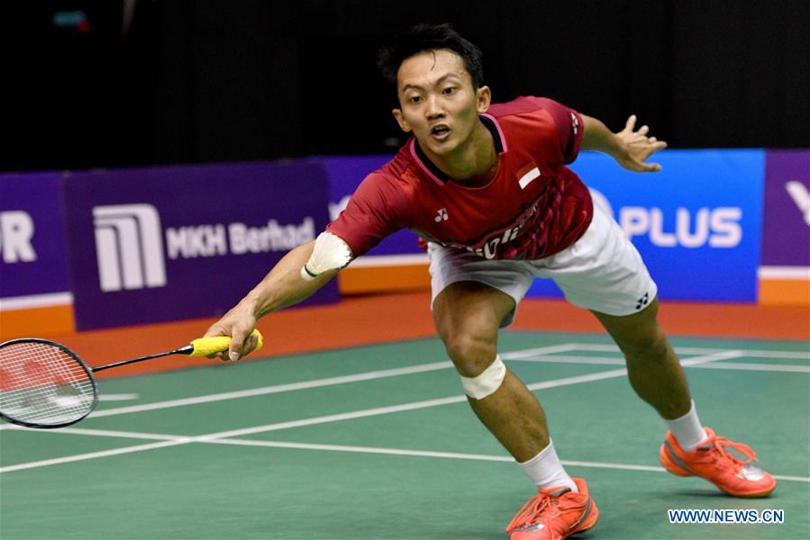 (SP)MALAYSIA-KUALA LUMPUR-BADMINTON-IHSAN MAULANA MUSTOFA