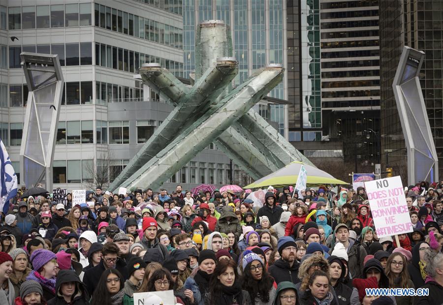 CANADA-VANCOUVER-WOMEN'S MARCH