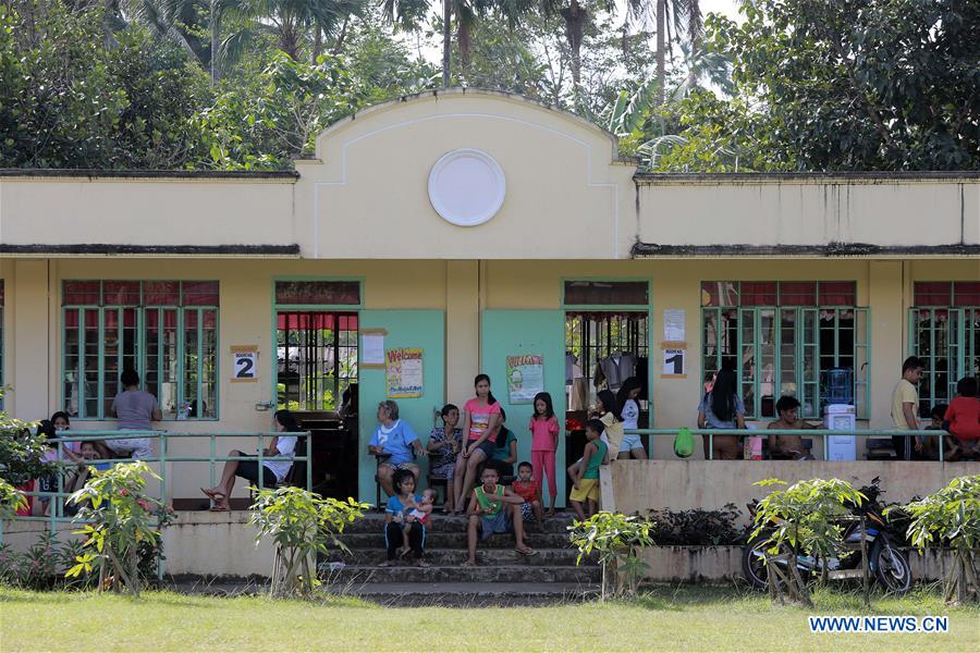 PHILIPPINES-ALBAY-MAYON VOLCANO-ERUPTION-EVACUATION CENTER