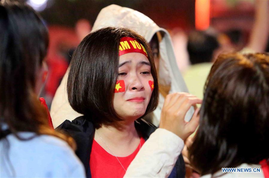 (SP)VIETNAM-HANOI-FOOTBALL-AFC U23 CHAMPIONSHIP-FANS