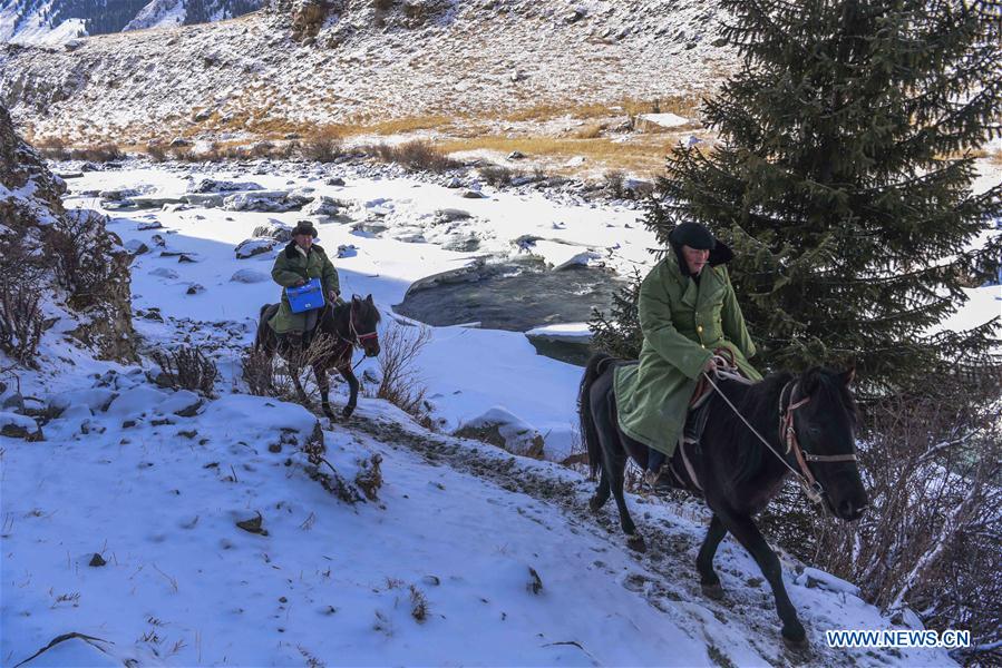 CHINA-XINJIANG-AKYAZ VALLEY-WINTER GRAZING (CN)