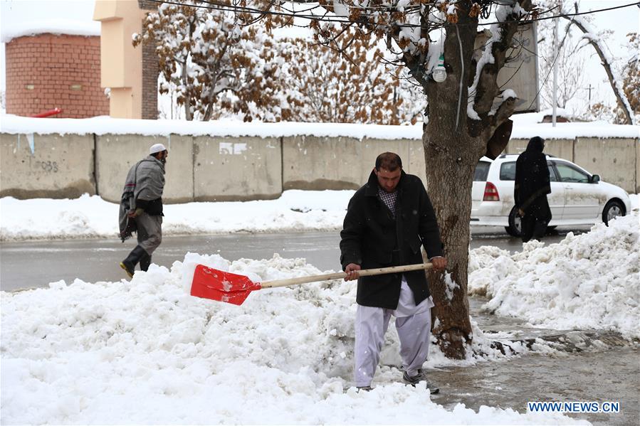 AFGHANISTAN-GHAZNI-SNOW