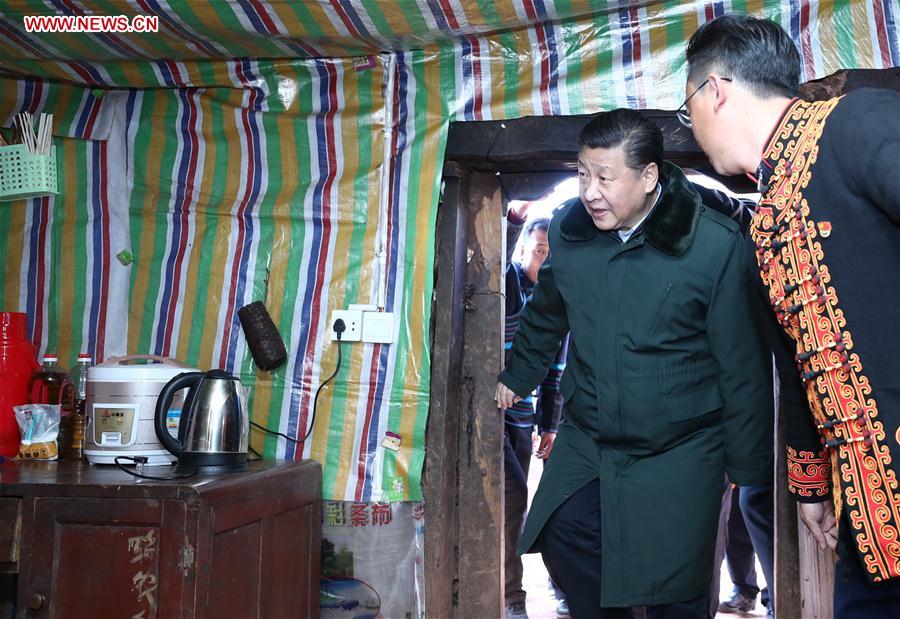 CHINA-SICHUAN-XI JINPING-INSPECTION (CN)