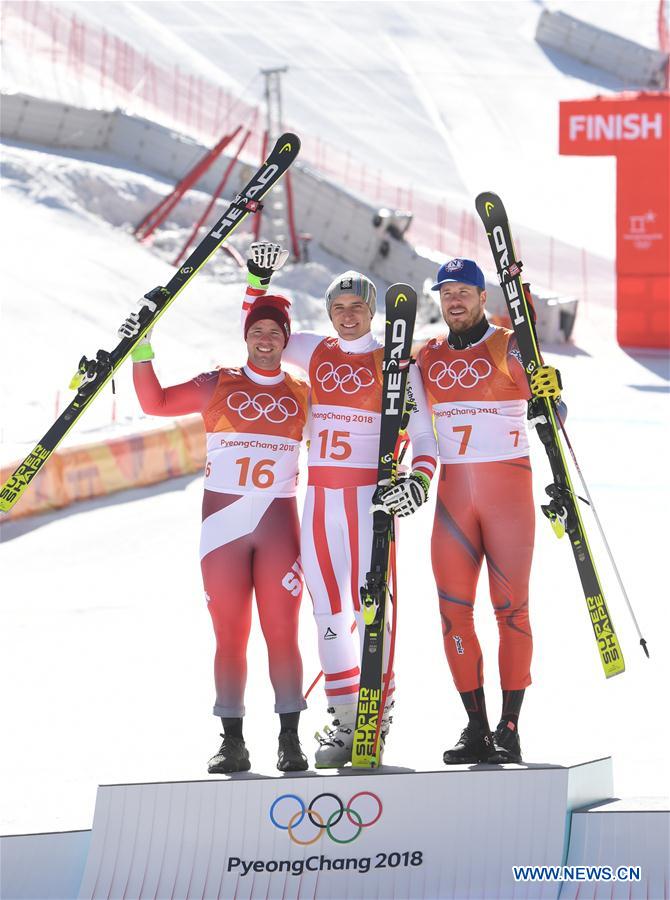 (SP)OLY-SOUTH KOREA-PYEONGCHANG-MEN'S SUPER-G