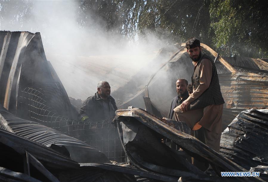 AFGHANISTAN-NANGARHAR-OIL TANKER-FIRE