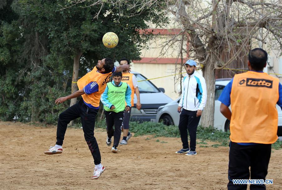 LIBYA-TRIPOLI-FOOTBALL-PEACE