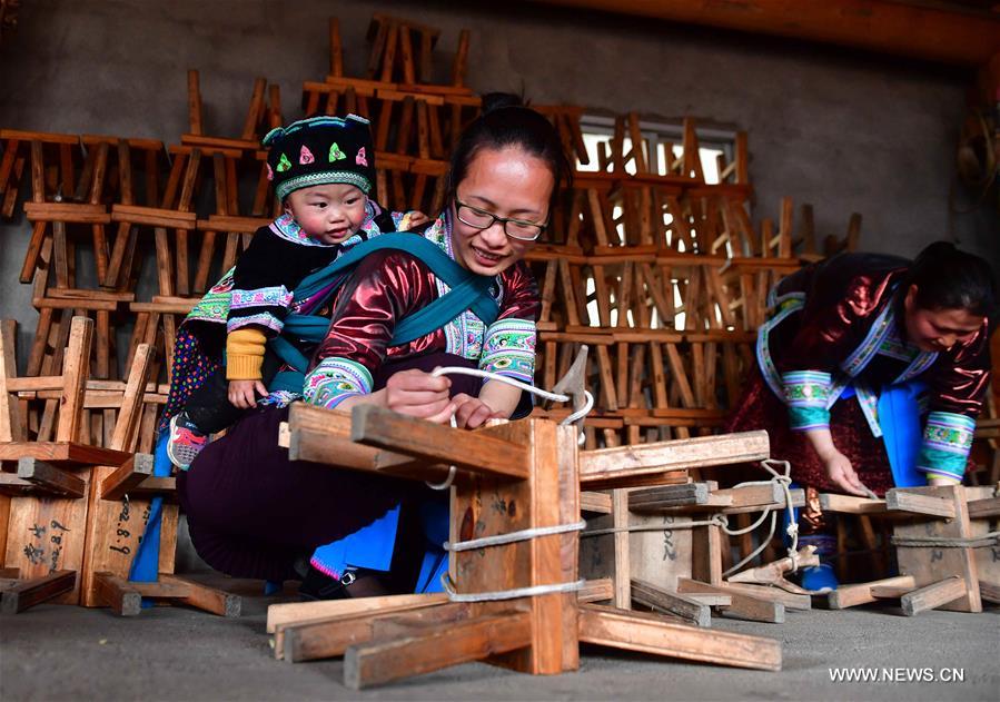 CHINA-GUANGXI-POVERTY ALLEVIATION-STOOLS (CN)