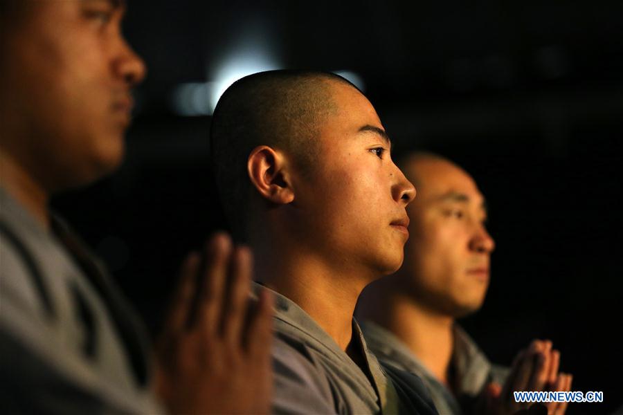 GREECE-ATHENS-CHINESE SHAOLIN MONKS