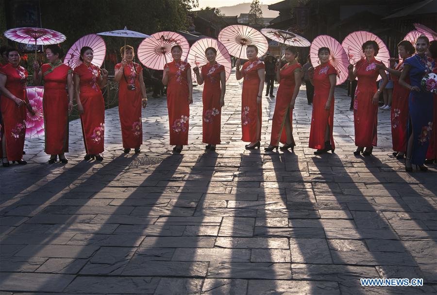 CHINA-SHAANXI-CHEONGSAM SHOW (CN)