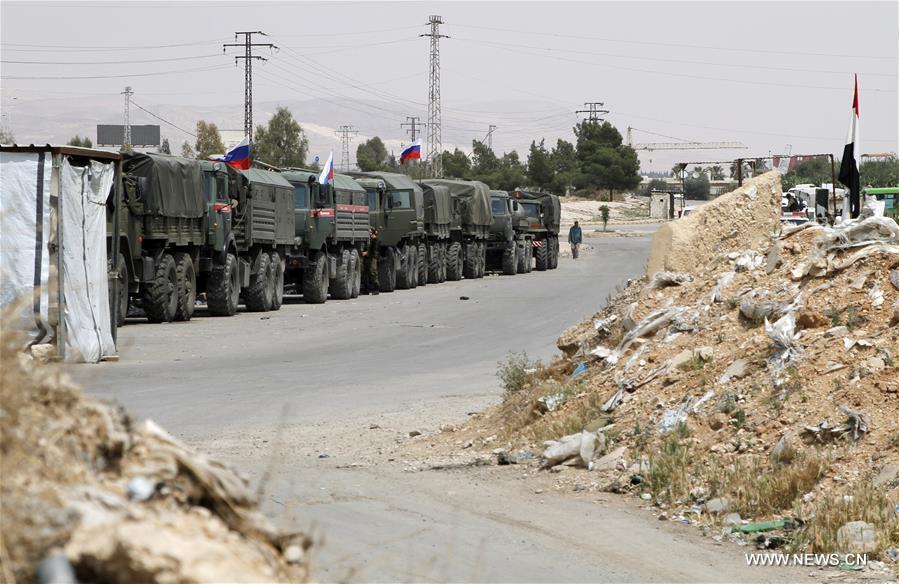 SYRIA-DAMASCUS-RUSSIAN POLICE