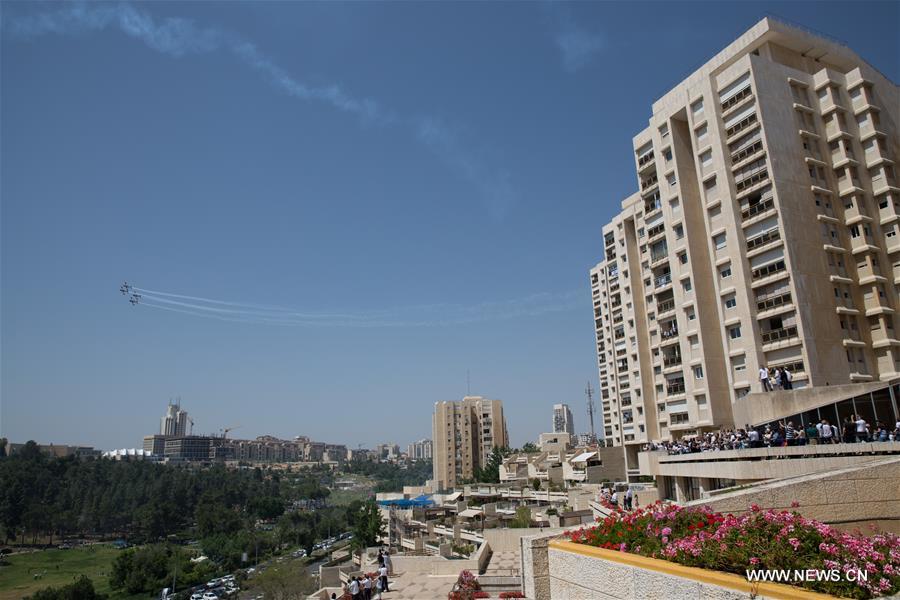 MIDEAST-JERUSALEM-ISRAEL'S INDEPENDENCE DAY-AIR SHOW