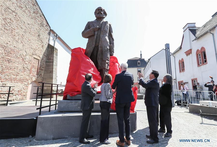 GERMANY-TRIER-KARL MARX STATUE-UNVEILING CEREMONY