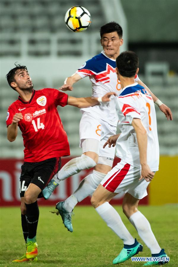 (SP)CHINA-MACAO-FOOTBALL-AFC CUP-BENFICA VS HWAEPUL