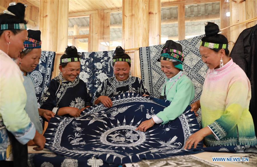 #CHINA-GUIZHOU-BATIK OF MIAO PEOPLE (CN)