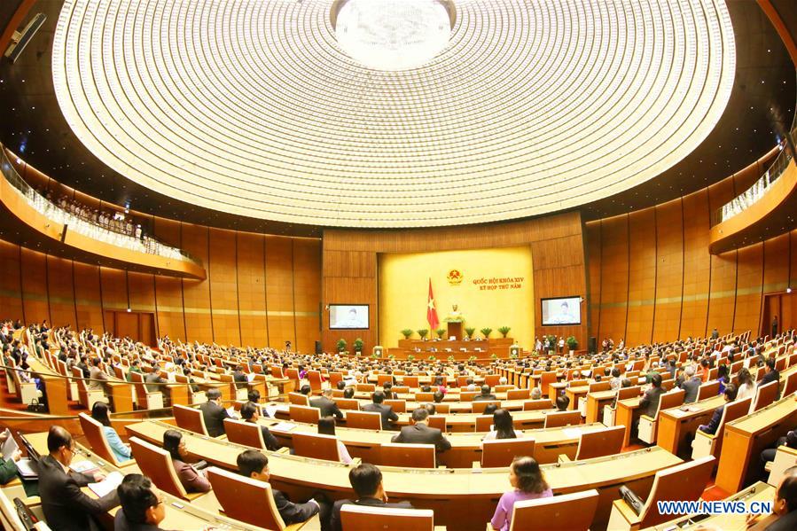 VIETNAM-HANOI-14TH NATIONAL ASSEMBLY-FIFTH SESSION-CLOSE