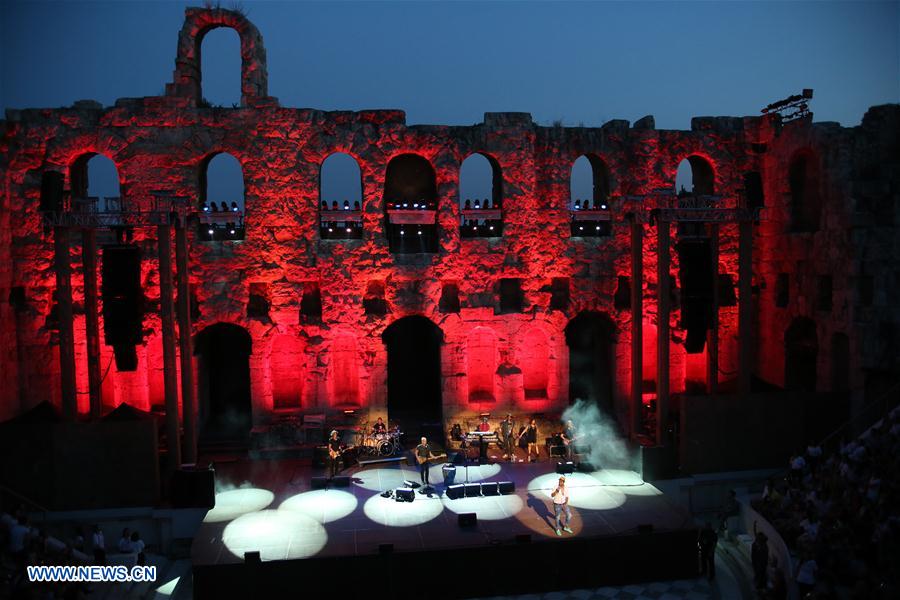 GREECE-ATHENS-EPIDAURUS FESTIVAL-STING SOLO CONCERT