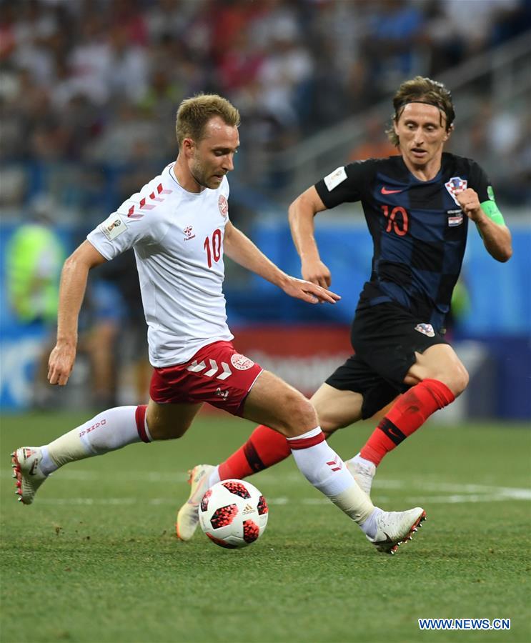 (SP)RUSSIA-NIZHNY NOVGOROD-2018 WORLD CUP-ROUND OF 16-CROATIA VS DENMARK