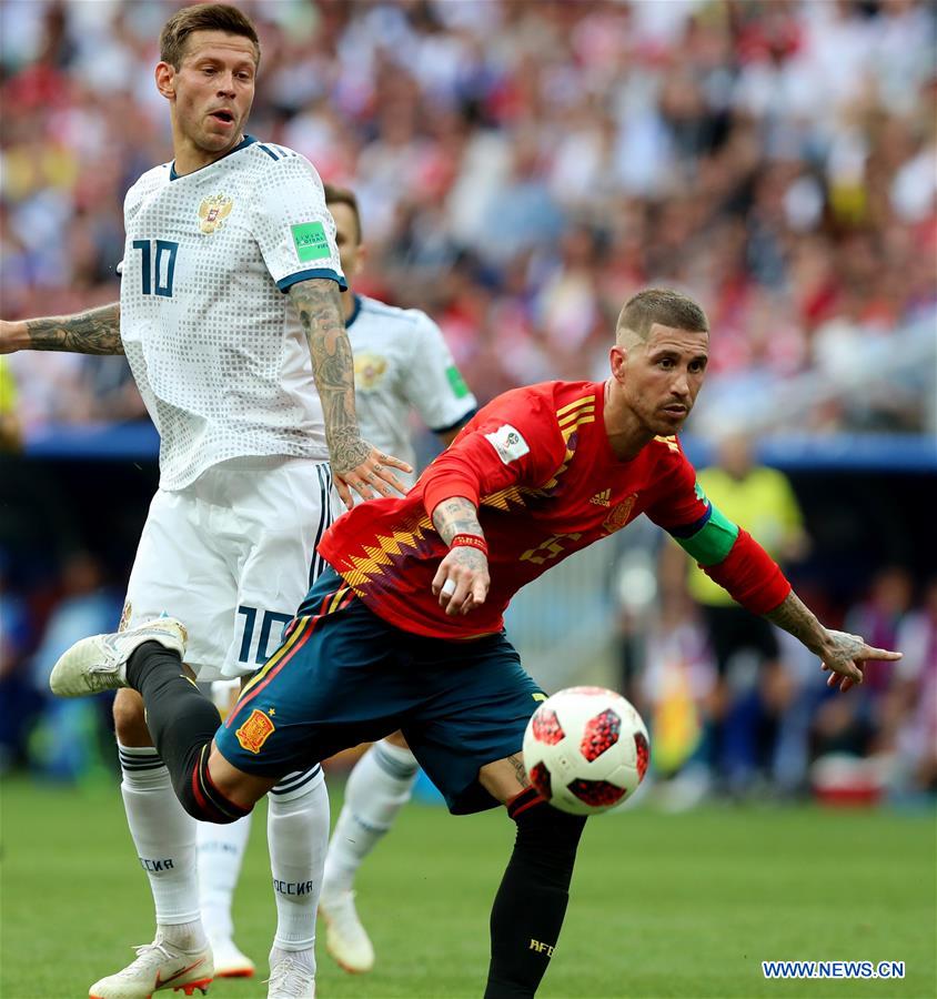 (SP)RUSSIA-MOSCOW-2018 WORLD CUP-ROUND OF 16-SPAIN VS RUSSIA