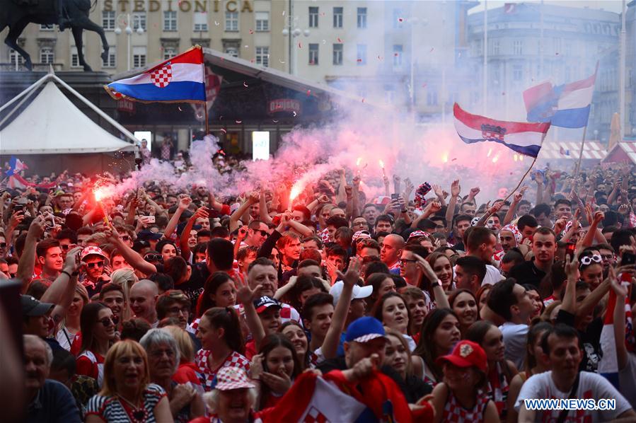 (SP)CROATIA-ZAGREB-SOCCER-FIFA WORLD CUP-FANS