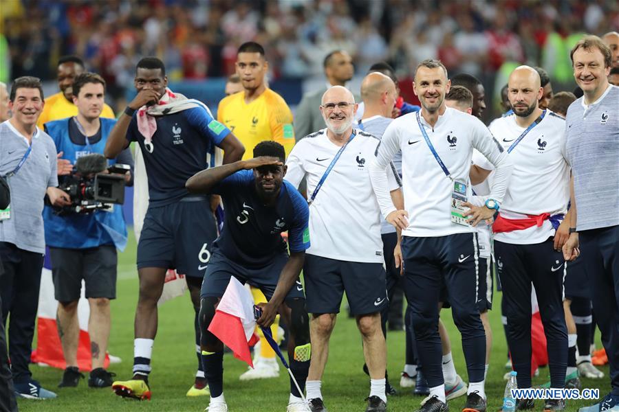 (SP)RUSSIA-MOSCOW-2018 WORLD CUP-FINAL-FRANCE VS CROATIA