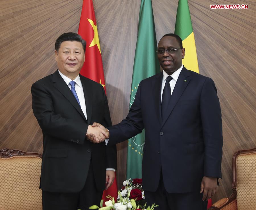 SENEGAL-CHINA-XI JINPING-MACKY SALL-TALKS 