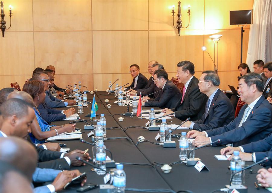 RWANDA-CHINA-XI JINPING-KAGAME-TALKS