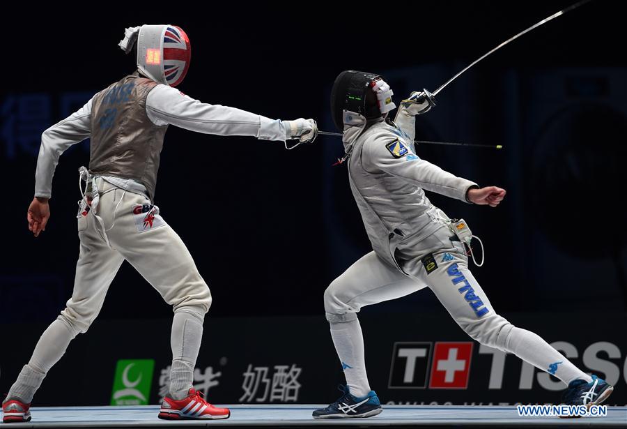 (SP)CHINA-JIANGSU-WUXI-FENCING-WORLD CHAMPIONSHIPS (CN)