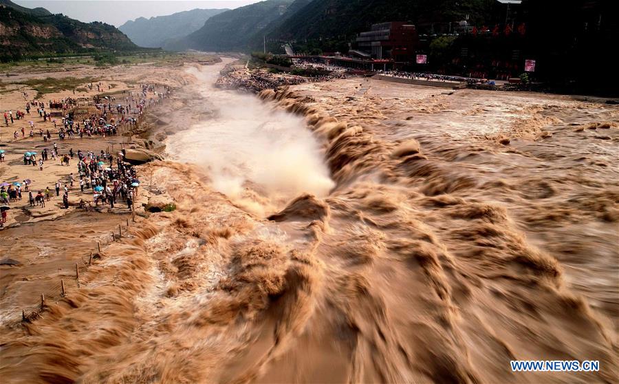 #CHINA-SHANXI-HUKOU WATERFALL-FLOODS (CN)