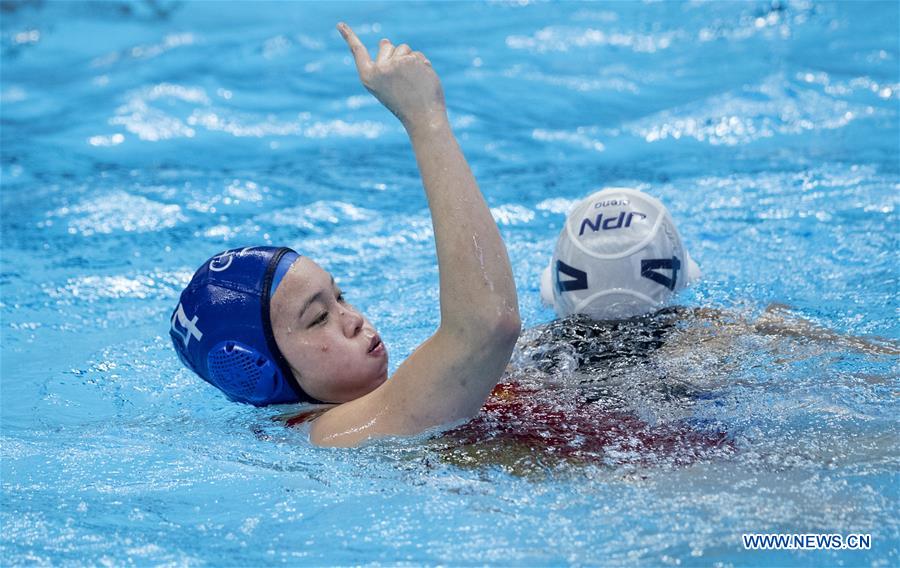 (SP)INDONESIA-JAKARTA-ASIAN GAMES-WATER POLO-CHINA VS JAPAN