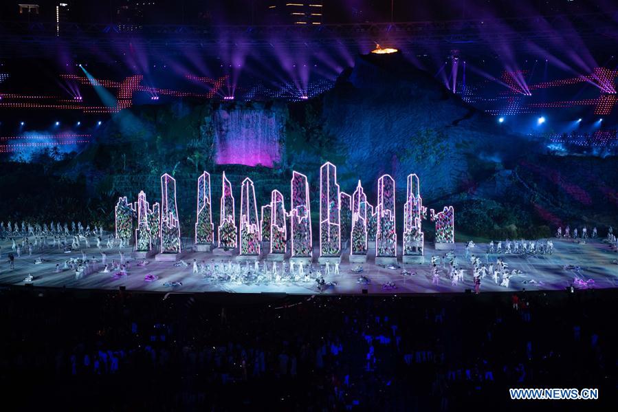 (SP)INDONESIA-JAKARTA-ASIAN GAMES-OPENING CEREMONY