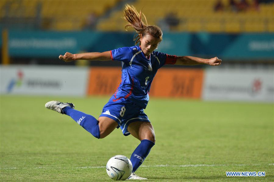 (SP)INDONESIA-PALEMBANG-WOMEN'S FOOTBALL-CHINESE TAIPEI VS INDONESIA