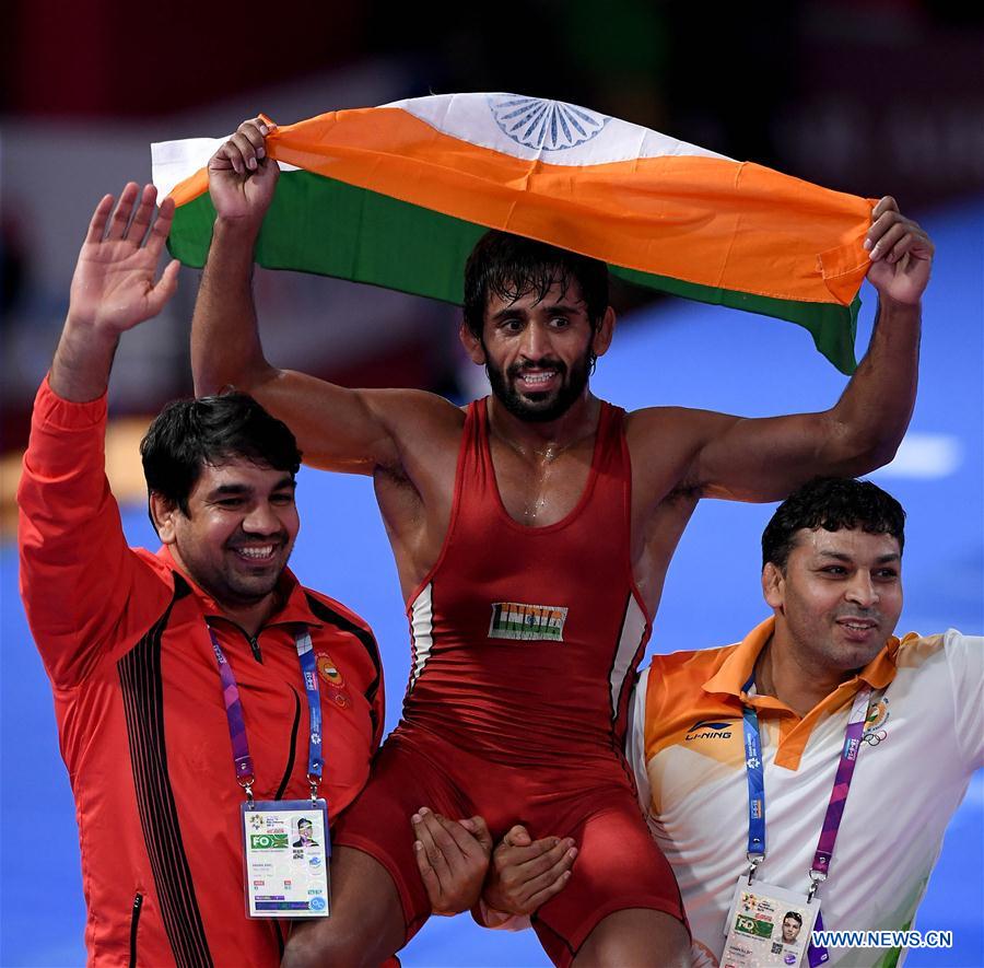 (SP)INDONESIA-JAKARTA-ASIAN GAMES-WRESTLING-MEN'S FREESTYLE 65 KG