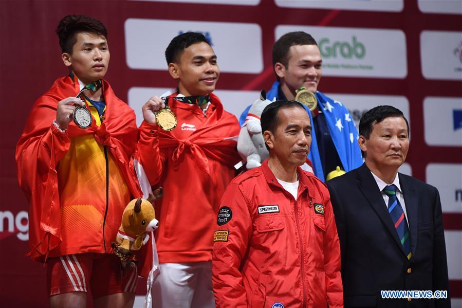 (SP)INDONESIA-JAKARTA-ASIAN GAMES-WEIGHTLIFTING