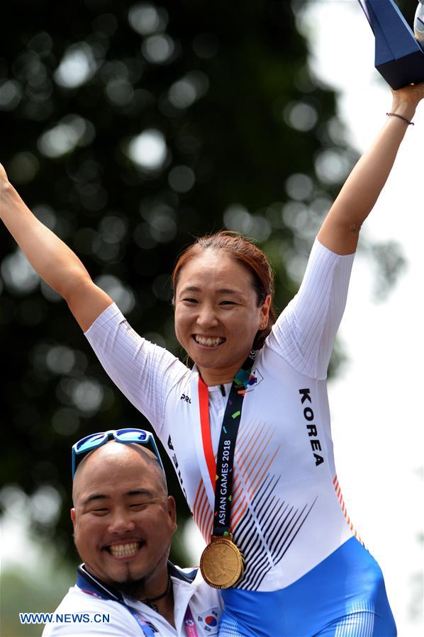 (SP)INDONESIA-SUBANG-ASIAN GAMES-CYCLING ROAD-WOMEN'S 20KM INDIVIDUAL TIME TRIAL