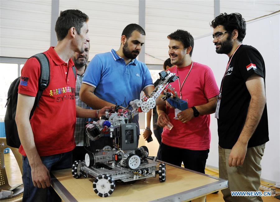 SYRIA-DAMASCUS-WORLD ROBOT OLYMPIAD-QUALIFICATION WINNERS