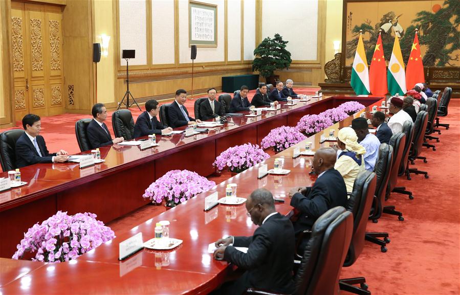 CHINA-BEIJING-XI JINPING-NIGER-PRESIDENT-MEETING (CN)