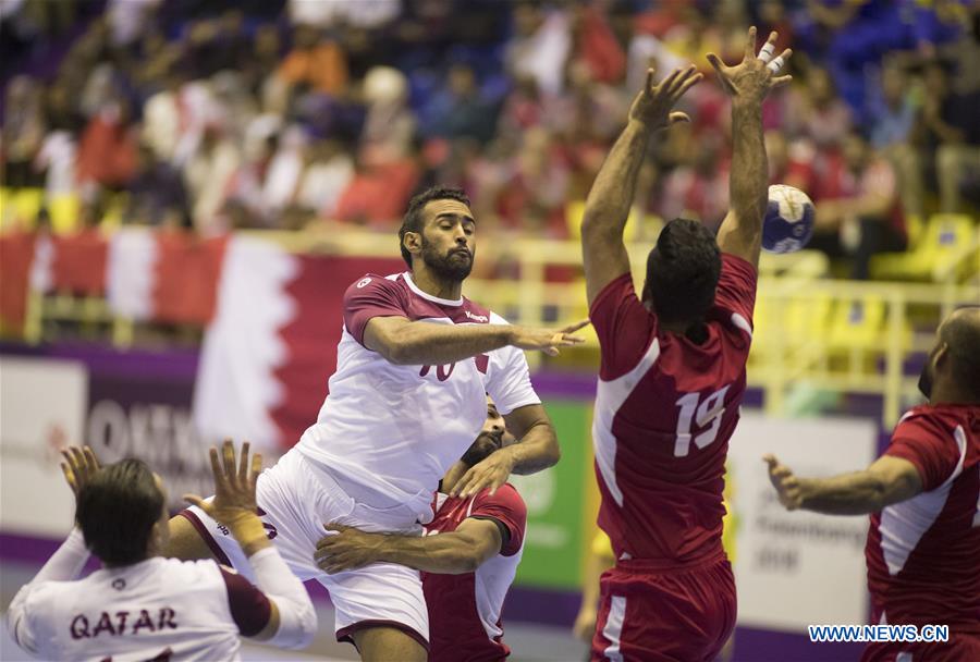 (SP)INDONESIA-JAKARTA-ASIAN GAMES-HANDBALL