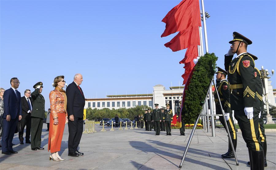 CHINA-BEIJING-NORWAY-KING-MONUMENT-TRIBUTE (CN)