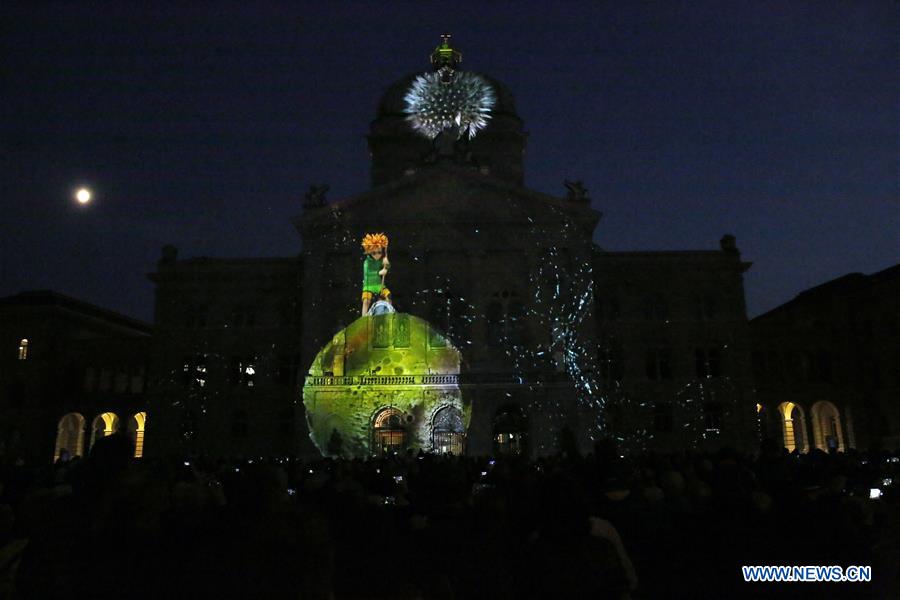 SWITZERLAND-BERN-LIGHT SHOW