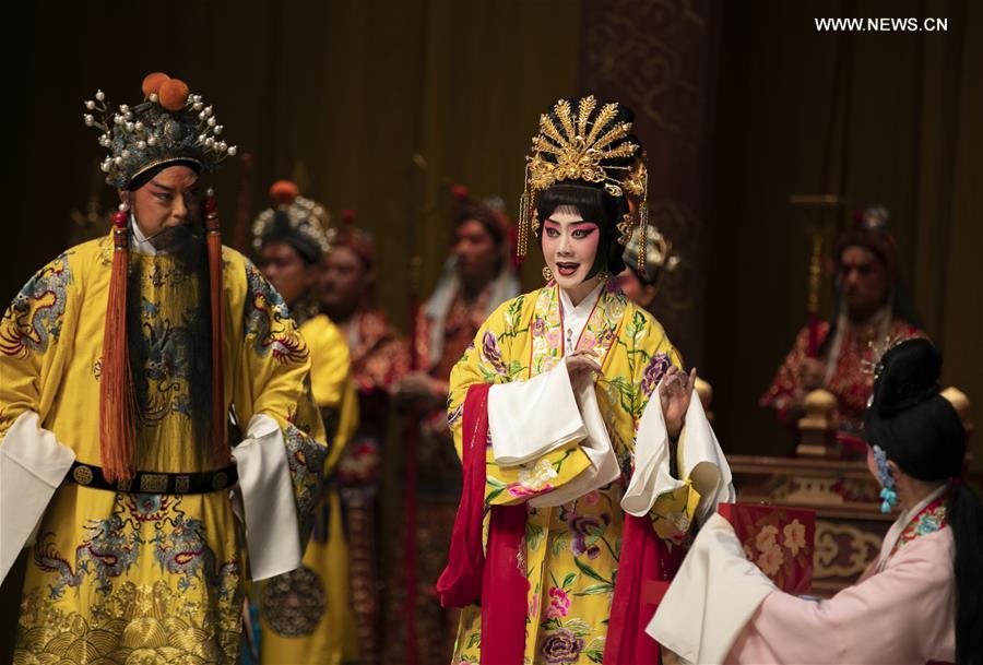 BRITAIN-LONDON-CHINA-PEKING OPERA-PERFORMANCE