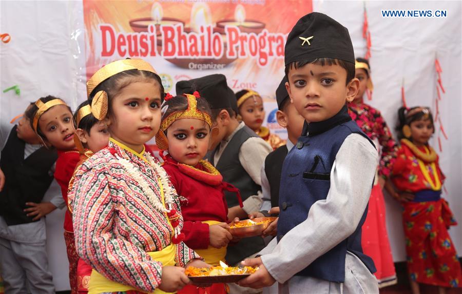 NEPAL-KATHMANDU-TIHAR-CELEBRATION