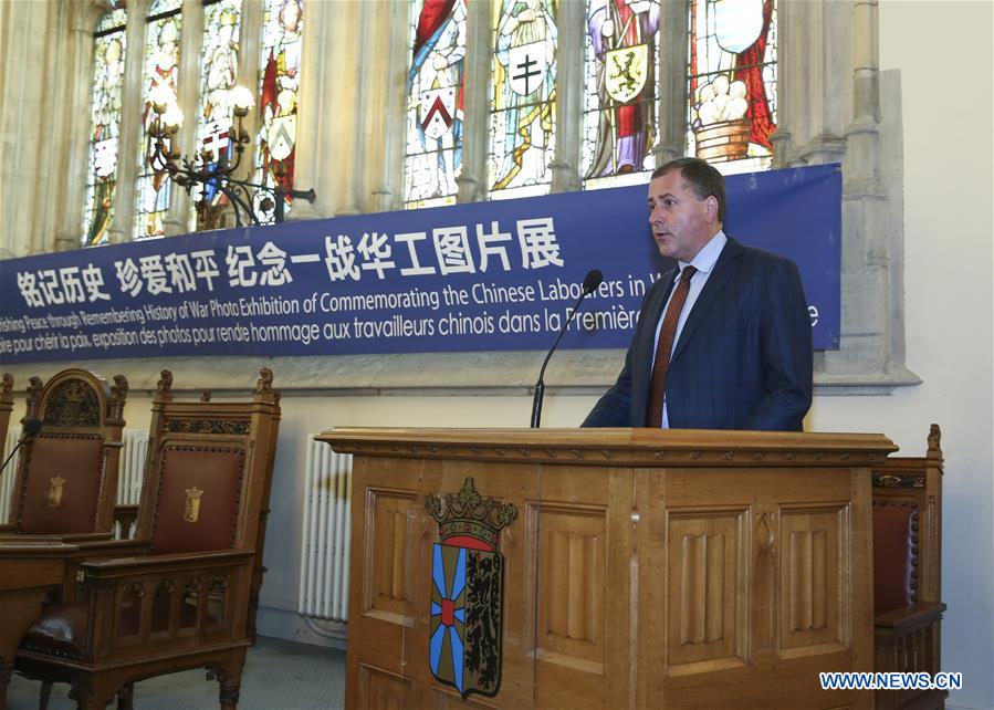 BELGIUM-BRUGES-CHINESE LABOUR CORPS OF WWI-PHOTO EXHIBITION