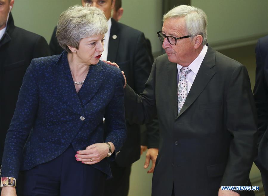 BELGIUM-BRUSSELS-EUROPEAN COMMISSION-JUNCKER-UK-MAY-MEETING