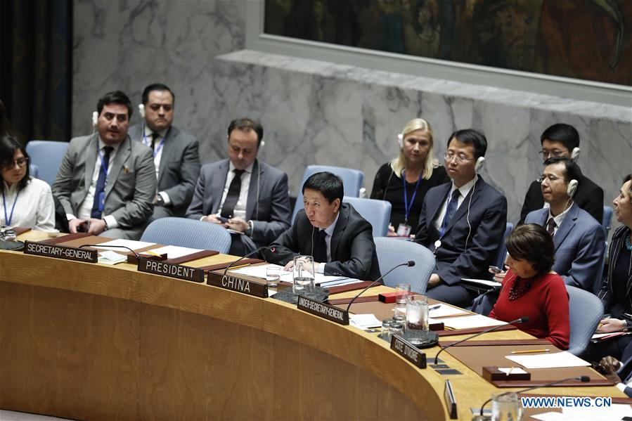 UN-SECURITY COUNCIL-RUSSIA-UKRAINE-CONFRONTATION AT SEA-CHINESE ENVOY