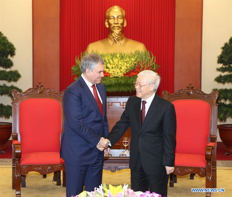 VIETNAM-HANOI-CHAIRMAN OF THE RUSSIAN STATE DUMA-VISIT