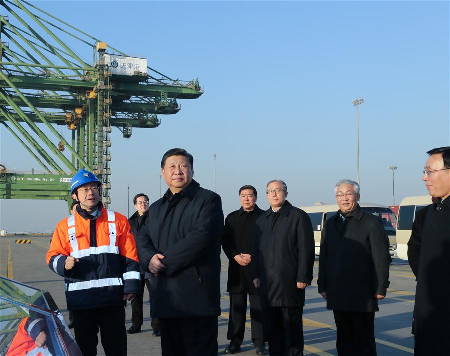 CHINA-TIANJIN-XI JINPING-INSPECTION (CN)