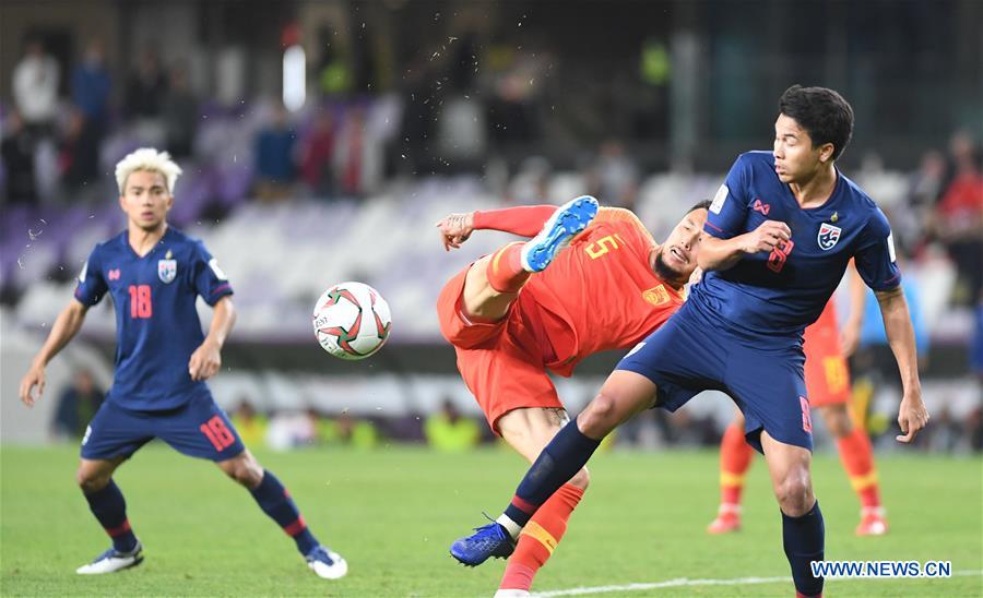 (SP)UAE-AL AIN-SOCCER-AFC ASIAN CUP 2019-CHN VS THA